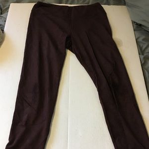 Women’s dark brown, suede pants, size small